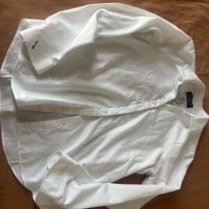 Lands' End White Blouse
American Airlines Flight Attendant Uniform